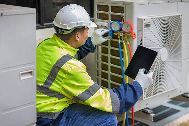 Professional Hvac technician working in Gulf, NC
